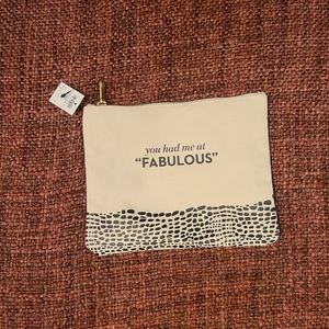 CHICOS Zippered Pouch